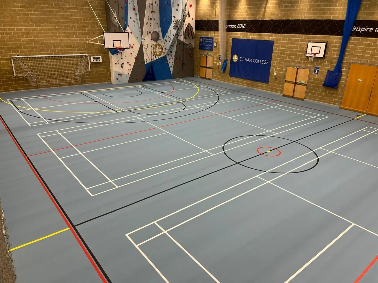 Eric Liddell Sports Centre court in Eltham